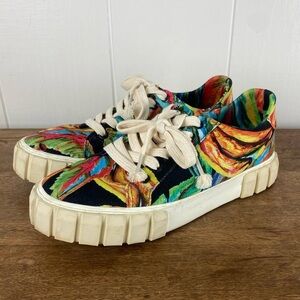 FARM RIO Black Banana Flatform Sneaker size 9